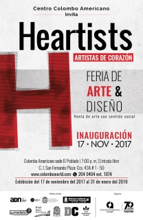 HEARTISTS 2017. Imagen cortesía Galería Colombo Americano de Medellín