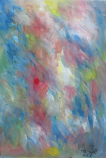 Jordi Maragall, S/T, óleo sobre tela, 81 × 54 cm. – Cortesía de la Sala Parés