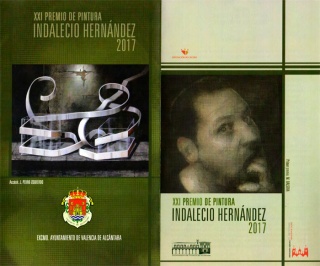 Cartel anunciador de la XXI edición del Premio de pintura Indalecio Hernández Vallejo