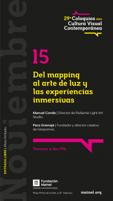 Del mapping al arte de luz y las experiencias inmersivas #CVC29