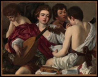 Caravaggio Los músicos c. 1594-95 Óleo sobre lienzo. 92,1 x 118,4 cm The Metropolitan Museum, New York, Rogers Fund