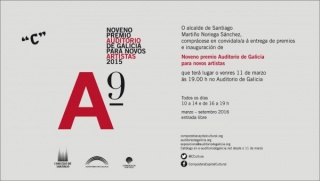 Noveno premio Auditorio de Galicia para novos artistas