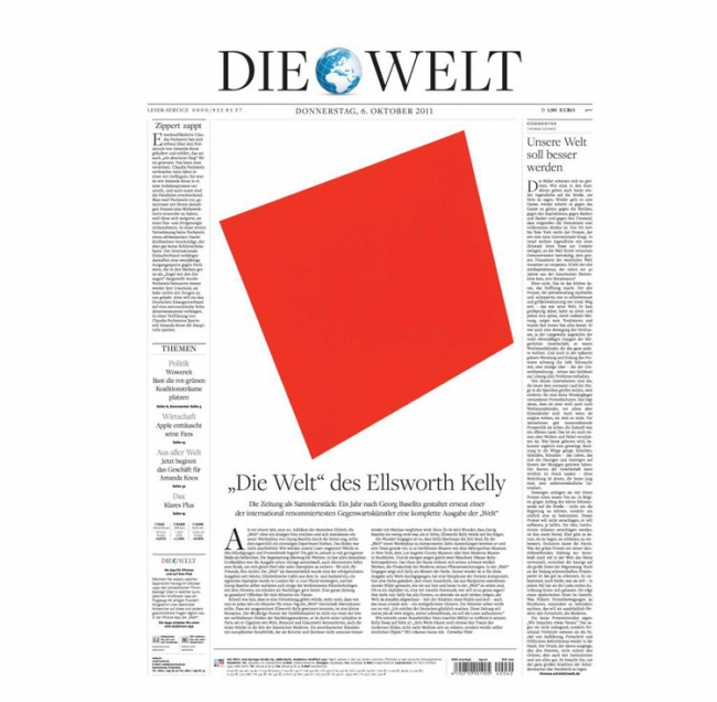 Ellsworth Kelly. El mundo y una planta (Die Welt und eine Pflanze)