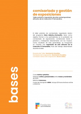 Taller práctico y exposición: “Comisariado y gestión de exposiciones”