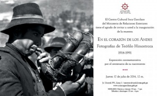En el corazón de los Andes. Fotografías de Teófilo Hinostroza 1914-1991