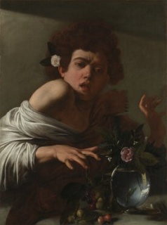Niño mordido por un lagarto (Caravaggio) Cortesía de la National Gallery.