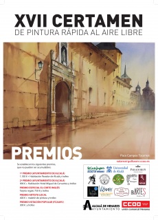 XVII Certamen de pintura rápida al aire libre en Alcalá de Henares