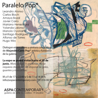 Paralelo Pop, exposición colectiva en la galería aspa contemporary
