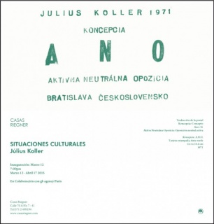 Július Koller: Situaciones Culturales