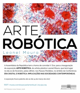 Leonel Moura. Arte robótica