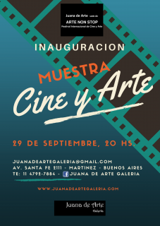 CINE y ARTE, Muestra de Arte, inauguración