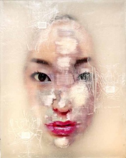 LIU GUANGYUN, Serie Surfaces, 2011. 100 x 80 x 15 cm – Cortesía de N2 Galería