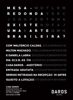 Mesa - redonda: Existe uma arte brasileira?