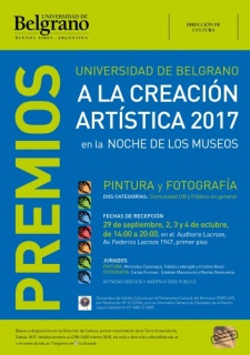 Premios Universidad de Belgrano a la Creación Artística 2017