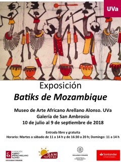 Exposición Batiks de Mozambique Fundación Arellano Alonso