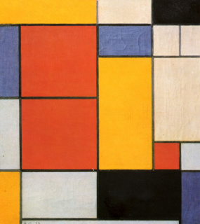 Piet Mondrian, Composición II — Cortesía de la Fundación Juan March