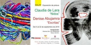 Claudia de Lara `Nidos´ - Denise Abujamra `Escritas´