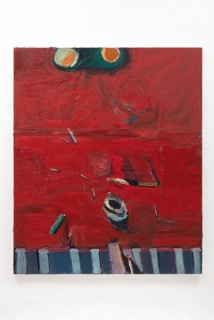 Guilherme Ginane, Vermelhão, 2016, óleo sobre tela, 160 x 134 cm