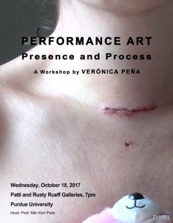 PERFORMANCE ART: Presence and Process. A workshop by Verónica Peña