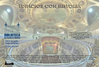 Cartel exposición "Edificios con Historia"
