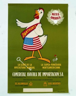 Gráfica publicitaria y relaciones comerciales España/U.S.A. Carteles de 1890 a 1961
