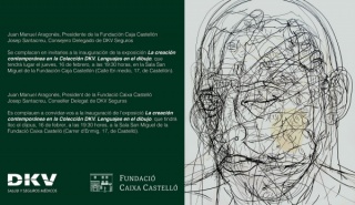 La creación contemporánea en la Colección DKV. Lenguajes en el dibujo