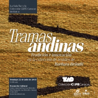 Tramas Andinas. Tradición e innovación en la colección de textiles de Barbara Brändli. Imagen cortesía Prensa TAC