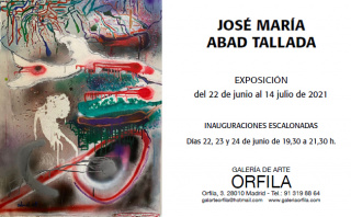 Flyer exposición Jose María Abad
