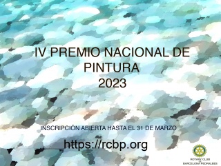 IV Premio Nacional de Pintura Rotary Club Barcelona Pedralbes