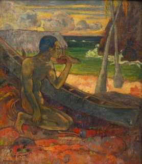 Paul Gauguin, Pauvre pêcheur [Pobre pescador], 1896, acervo MASP. Foto João Musa