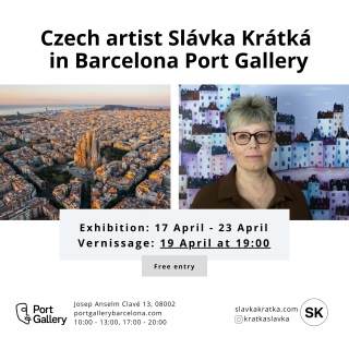 Slávka Krátká Exhibition Invitation