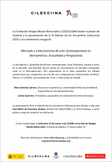 Mercado y Coleccionismo de arte Contemporáneo en Iberoamérica. Actualidad y Perspectivas