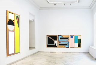 Vista de la exposición "La imagen interceptada" de Jorge Cabieses en la Galería Fernando Pradilla — Cortesía de la Galería Fernando Pradilla