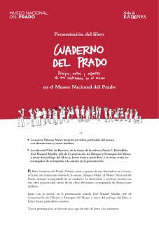 Presentación del libro Cuaderno del Prado. Dibujos, notas y apuntes de una ilustradora en el museo
