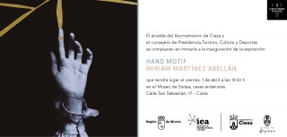 Miriam Martínez Abellán. Hand motif - Invitación