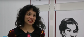 Amanda de la Garza. Fotograma del vídeo '¿Qué define al arte contemporáneo?' de Cultura UNAM