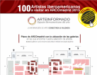 Cartel de 100 Artistas Iberoamericanos en ARCOmadrid 2015
