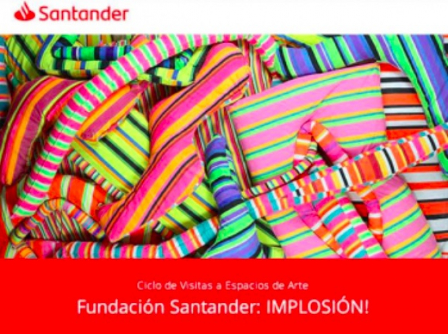 Cartel de la exposición en la Fundación Santander