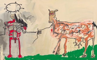 Obra de Basquiat. Cortesía del CCBB