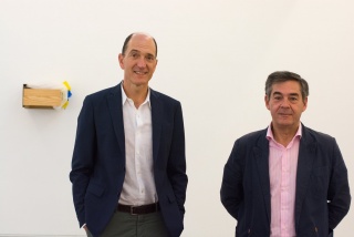 Ignacio Múgica (izquierda) y Pedro Carreras. Fotógrafo: Daniel Mera. Cortesía de CarrerasMugica
