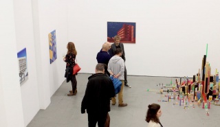 'Arquitecturas pintadas', vista de la exposición. Cortesía del CAC