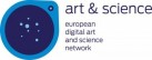 El logo del proyecto transnacional European Digital Art and Science Network