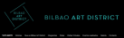 Vista de la página web de Bilbao Art District