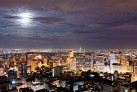 Vista nocturna de la ciudad de São Paulo