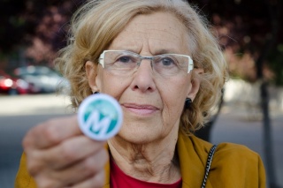 Manuela Carmena, Alcaldesa de Madrid. Foto extraída de su perfil en Wikipedia