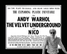 Cartel de Silver Songs. La música de Andy Warhol. Cortesía de LOOP Barcelona