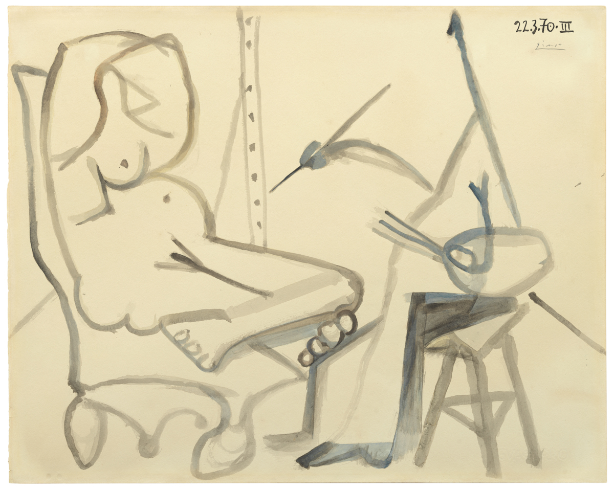 Peintre et modèle (1970) - Pablo Picasso