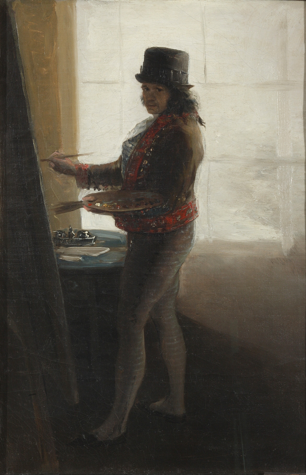 Autorretrato ante su caballete (2022) - Francisco de Goya
