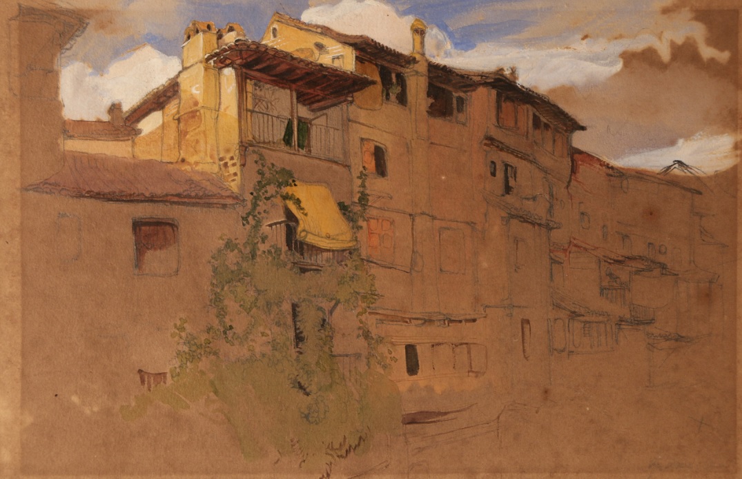 Granada, Casas del Darro (1833) - John Frederick Lewis R.A.