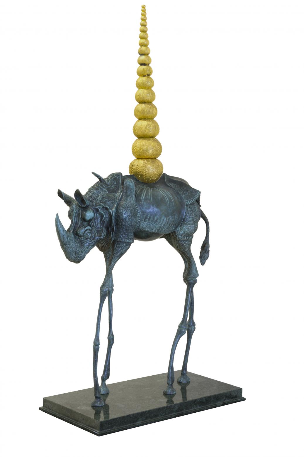 Le Rhinoceros Cosmique (1956) - Salvador Dalí